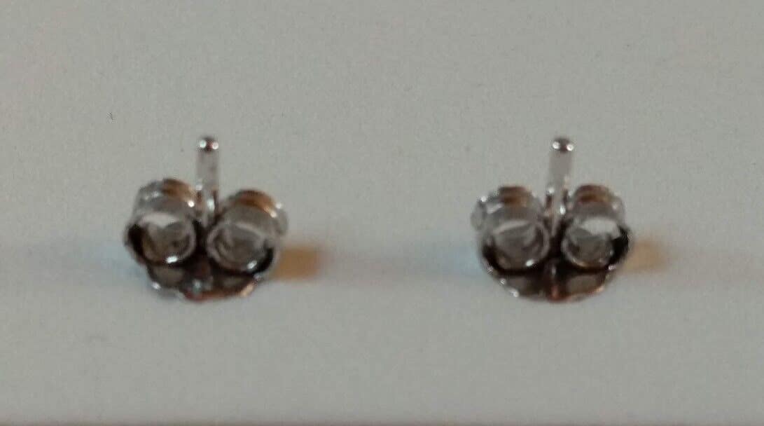 Pendientes y gargantilla Plata de Ley Rodiada presión Nuevos (106) - Imagen 6