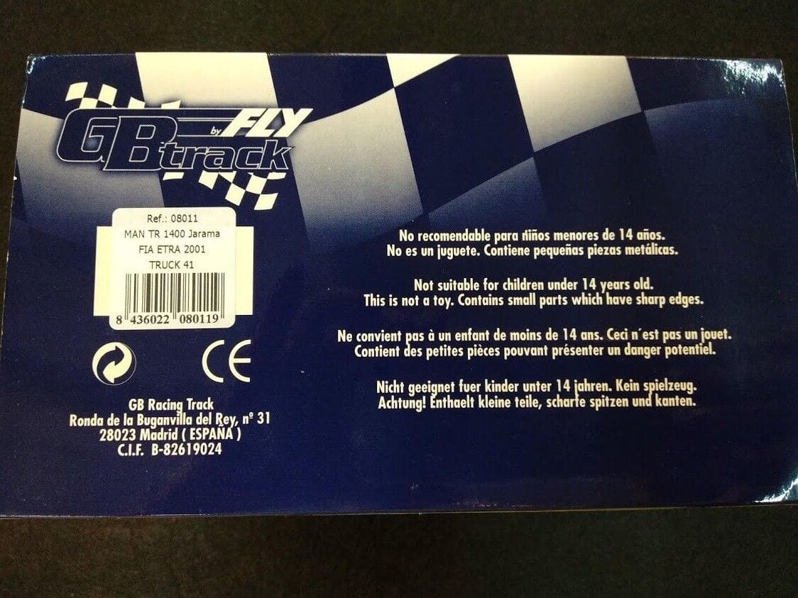 Slot Camion Man TR1400 Jarama  Fia ETCR 2001 Antonio Albacete FLY nuevo - Imagen 6