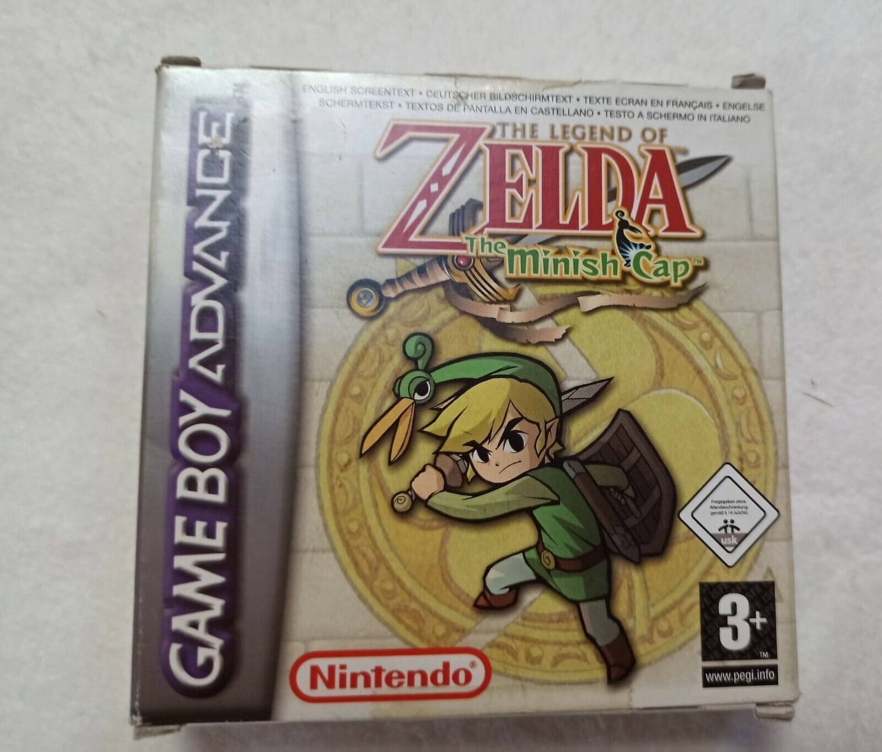 THE LEGEND OF ZELDA THE MINISH CAP USADO PARA GAMEBOY ADVANCE (147)