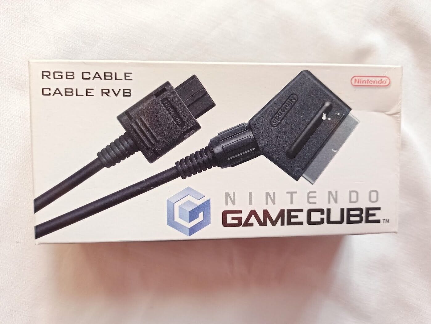 RGB CABLE PARA NINTENDO GAMECUBE ORIGINAL NUEVO(153)