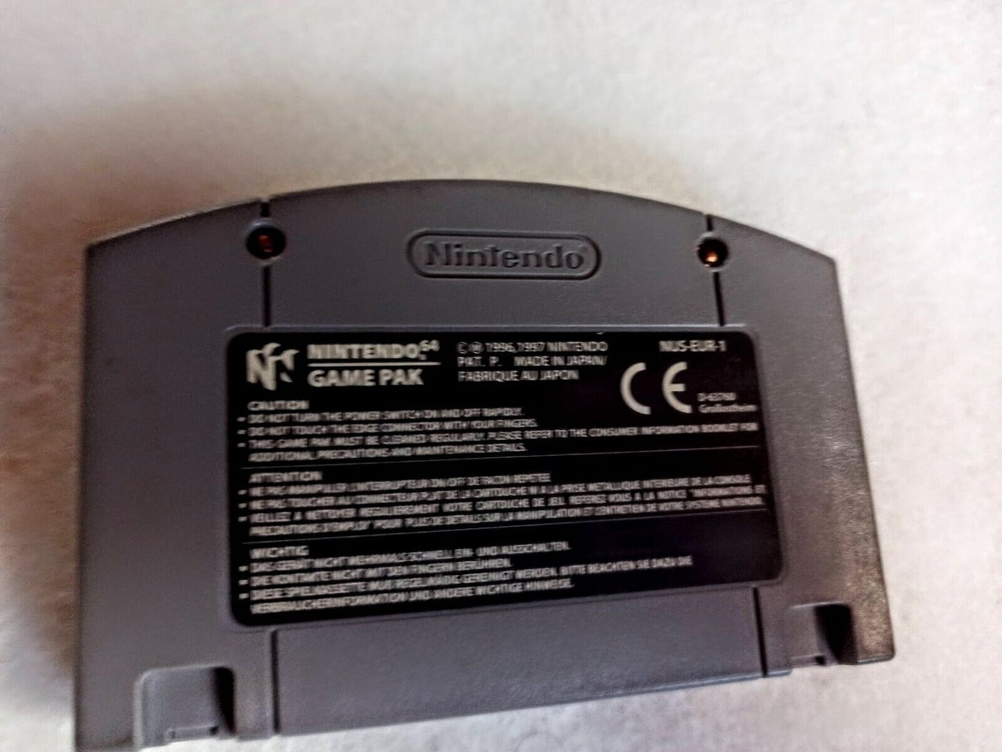 SUPER SMASH BROS para Nintendo 64 Pal usado SIN CAJA NI INSTRUCCIONES (150) - Imagen 3