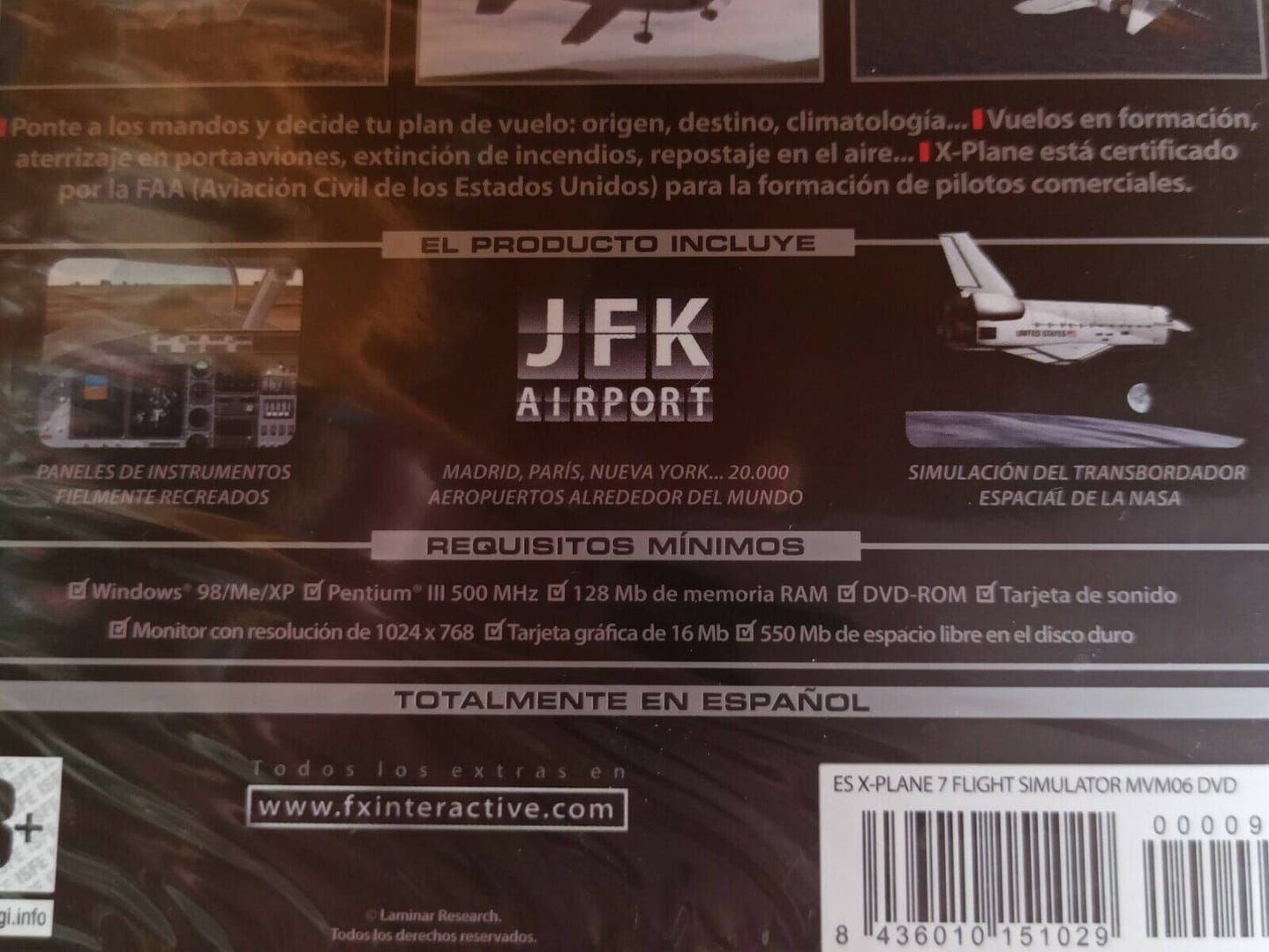 X-Plane 7 Flight Simulator PC SOLO WIN 98 Y XP Nuevo precintado (140) - Imagen 4