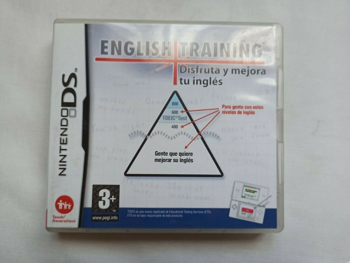 ENGLISH TRAINING  para Nintendo DS COMO NUEVO (156)