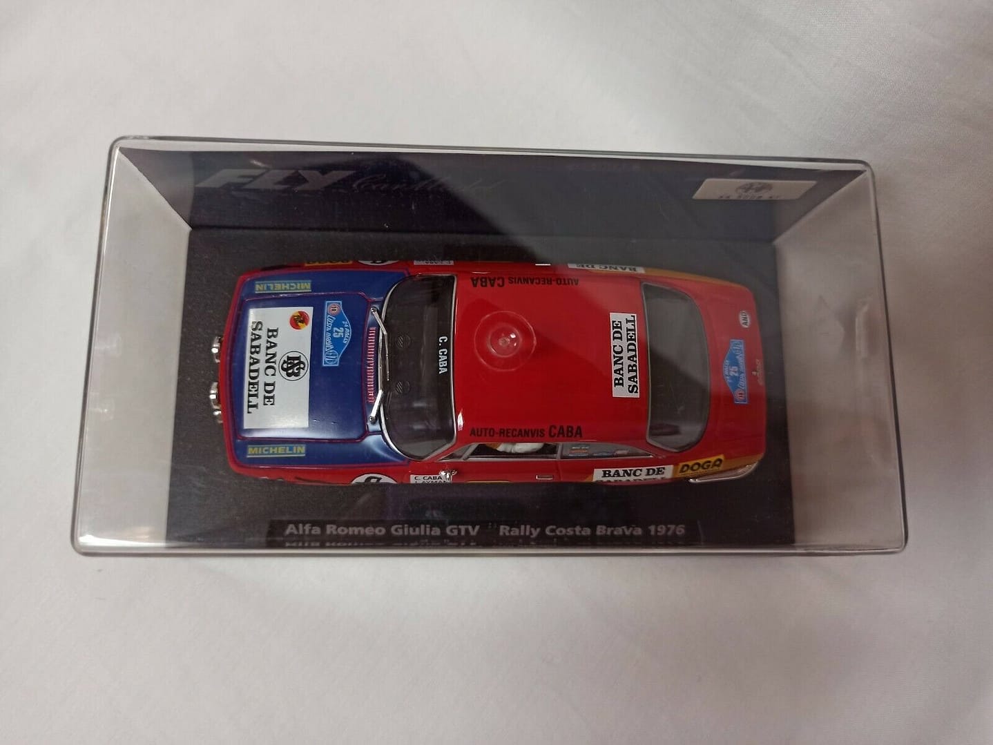 SCX  ALFA ROMEO GIULIS GTV RALLY COSTA BRAVA  REF 88127  Fly  1/32  Nuevo (143) - Imagen 3