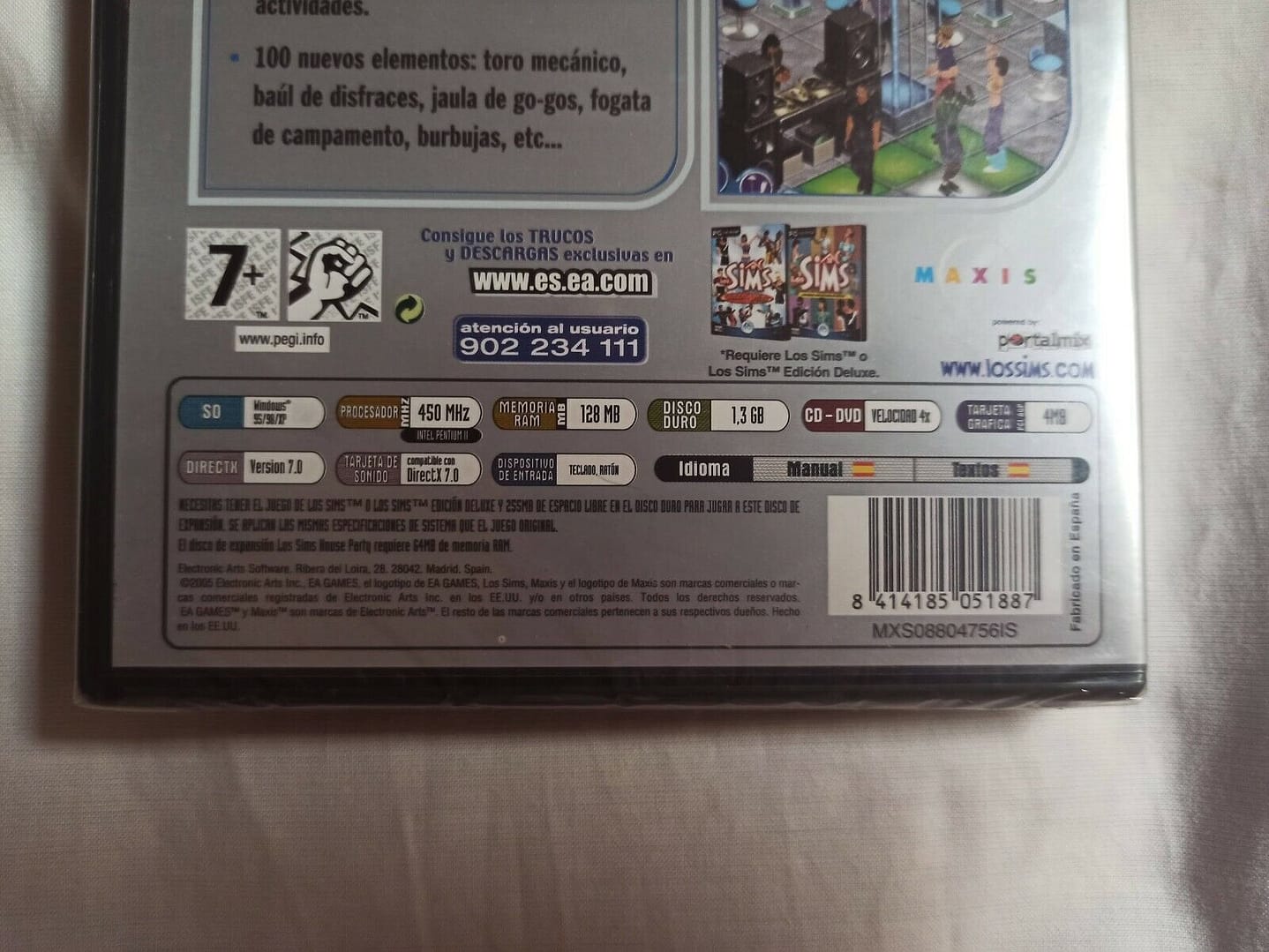 LOS SIMS HOUSE PARTY DISCO EXPAN PC WIN 95 / 98 Y XP  Nuevo  precintado  (142) - Imagen 4