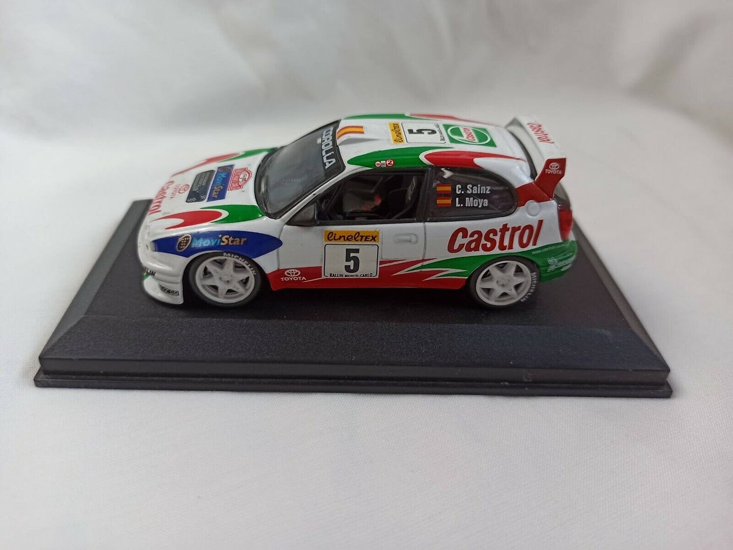 TOYOTA COROLLA WRC RALLY DE MONTECARLO 98 1/43 SIN CAJA SOLO BASE (146)
