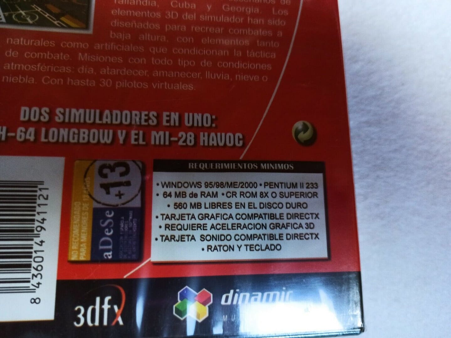 APACHE VS HAVOC PARA PC  WINDOWS 95/98/ME/2000 nuevo precintado (150) - Imagen 4