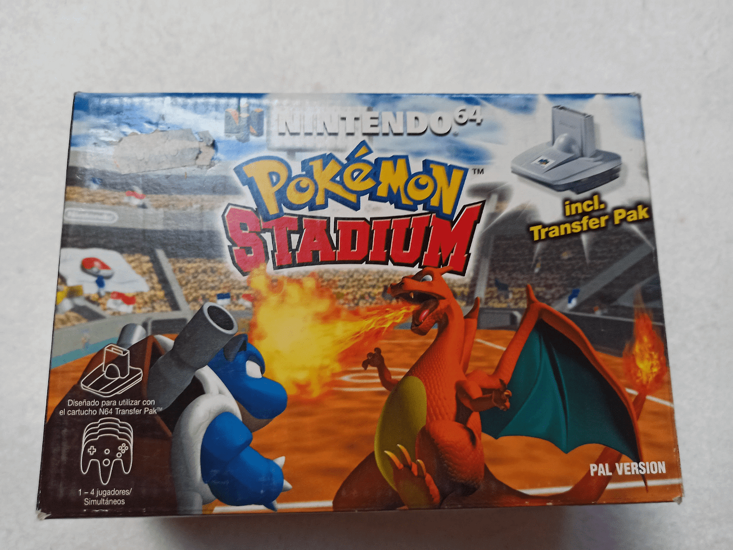 POKEMON STADIUM  para Nintendo 64 Pal COMPLETO COMO NUEVO  (151)ORIGINAL