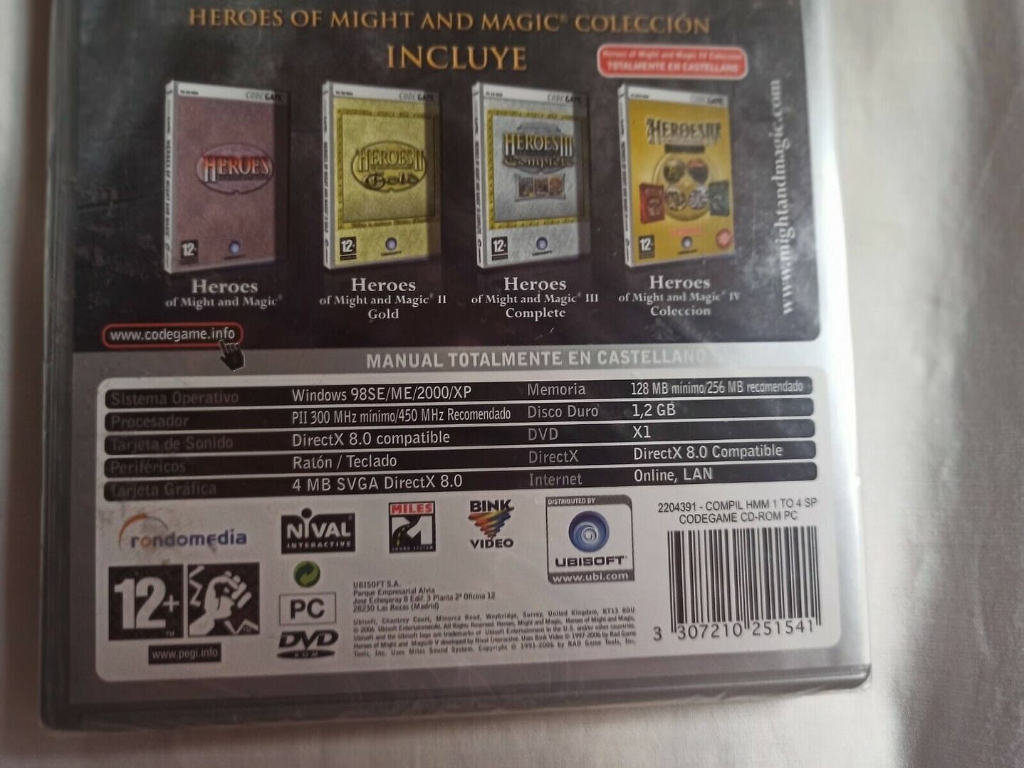 HEROES OF MIGHT MAGIC COLECCION PC WIN 98 / 2000 Y XP  Nuevo  precintado  (142) - Imagen 4