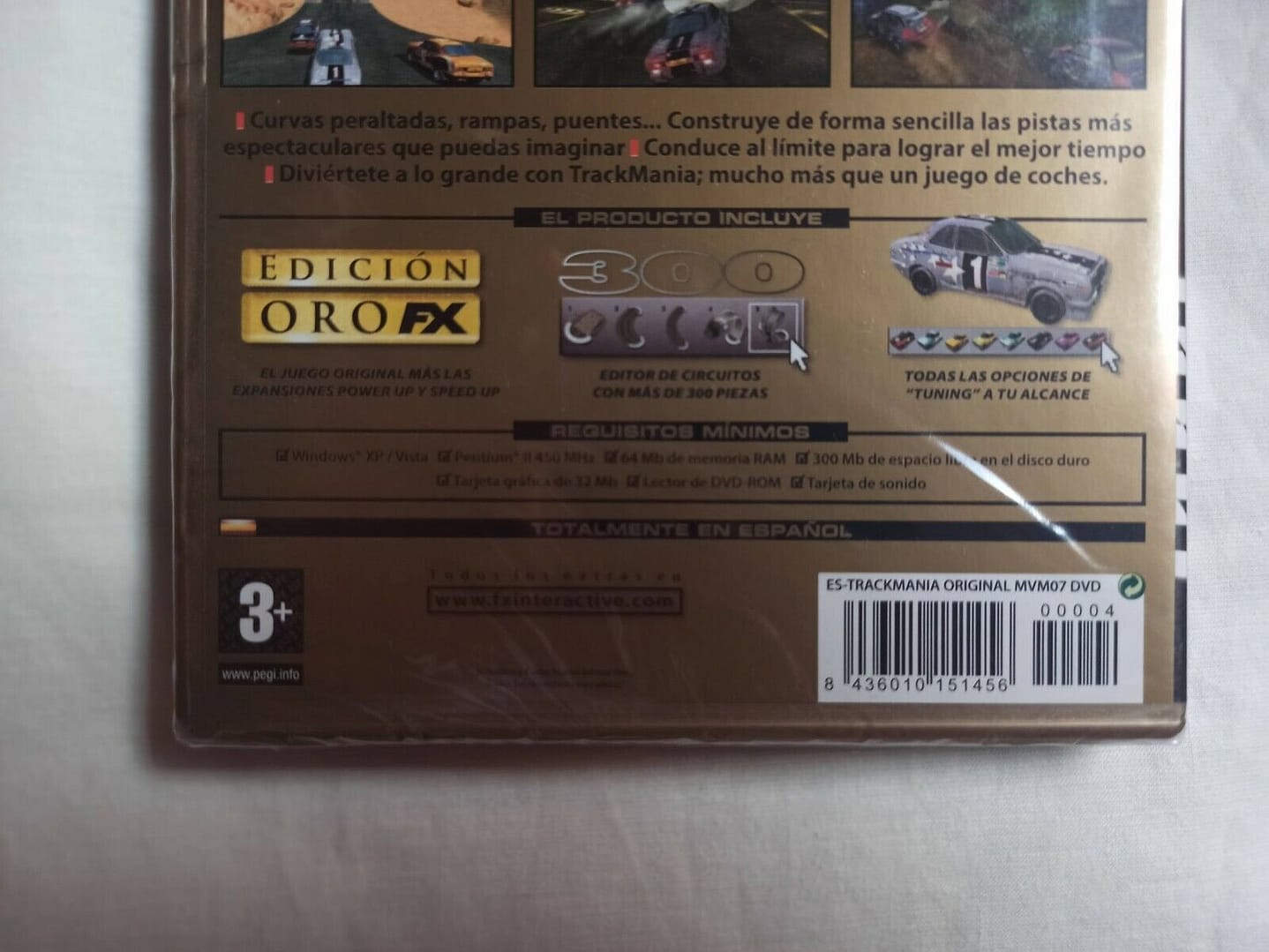 TRACKMANIA ORIGINAL EDICION ORO PC WIN XP / VISTA Nuevo precintado (142) - Imagen 4