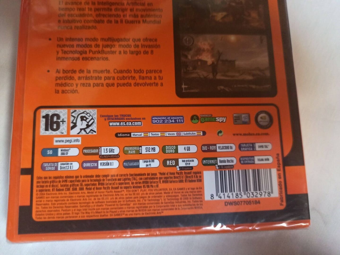 Medal of Honor Pacific Assault PC  nuevo precintado (147) - Imagen 4