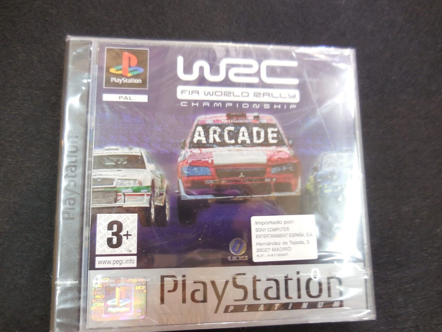 WRC Arcade para play 1 nuevo y precintado