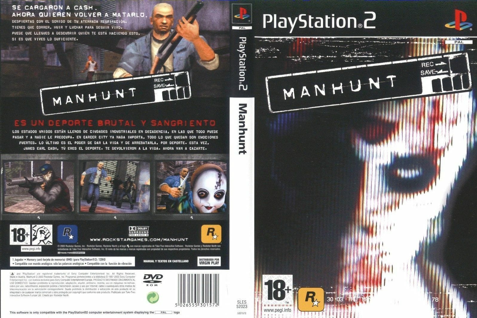 Manhunt para playstation 2.Solo en castellano(67) - Imagen 3