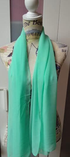 Fular color verde  (134)