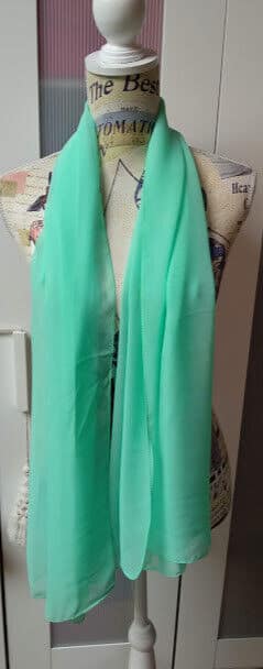 Fular color verde  (134)