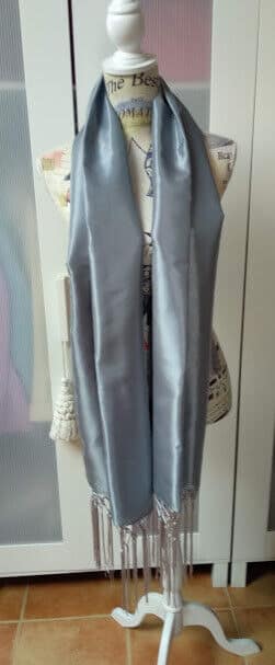 Chal seda para ceremonia y fiesta  diferentes colores (135) - Imagen 7