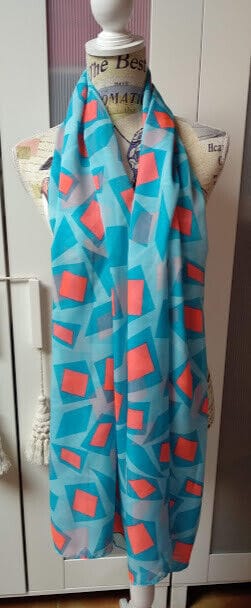 Fular con bonito estampado en alegres colores diferentes colores (134)