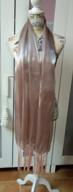 Chal seda para ceremonia y fiesta  diferentes colores (135)