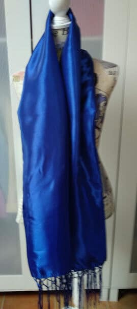 Chal seda para ceremonia y fiesta  diferentes colores (135) - Imagen 6