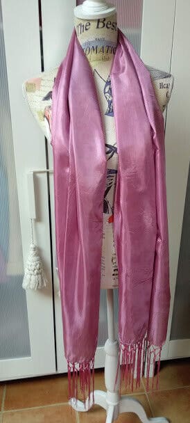 Chal seda para ceremonia y fiesta  diferentes colores (135) - Imagen 3