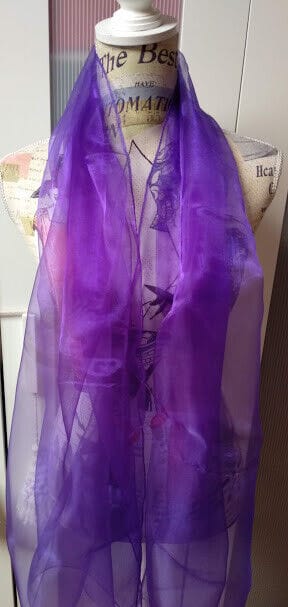 Chal para ceremonia y fiesta  diferentes colores (134)