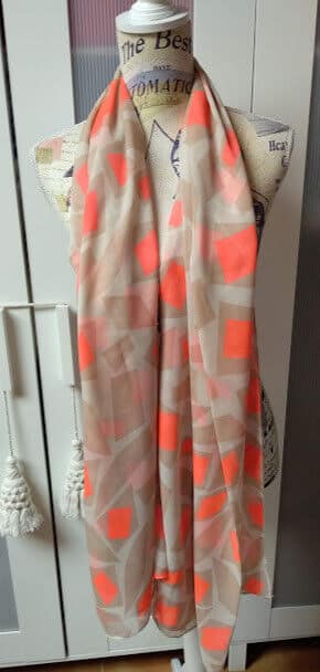 Fular con bonito estampado en alegres colores diferentes colores (134) - Imagen 4