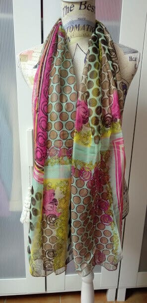 Fular seda estampado (135)