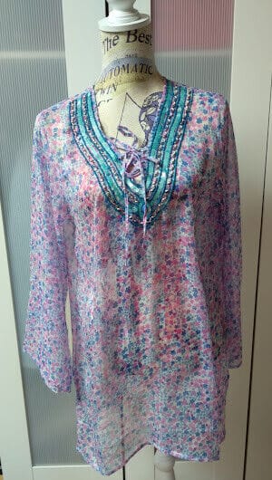 Vestido playa kaftan mujer talla única Nuevo con etiquetas. (135)