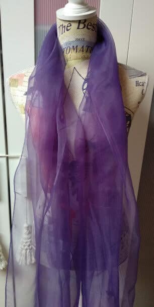 Chal para ceremonia y fiesta  diferentes colores (134) - Imagen 5