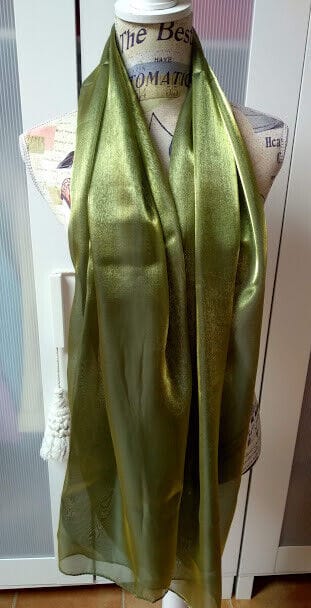 Chal tornasolado para ceremonia y fiesta  diferentes colores (135)