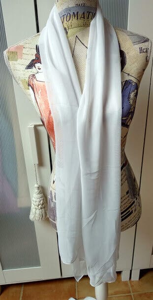 Fular liso muy ligero mujer colores diferentes colores (135)