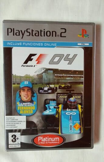 Formula One 04 con F.Alonso para playstation 2 Nuevo y Precintado Pal Platinum