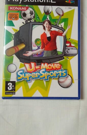 U-Move Super Sports para playstation 2 Nuevo y precintado Pal