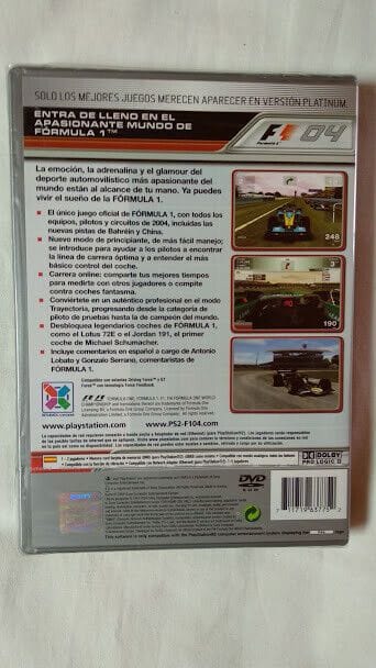 Formula One 04 con F.Alonso para playstation 2 Nuevo y Precintado Pal Platinum - Imagen 3