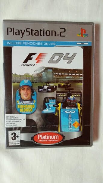 Formula One 04 con F.Alonso para playstation 2 Nuevo y Precintado Pal Platinum