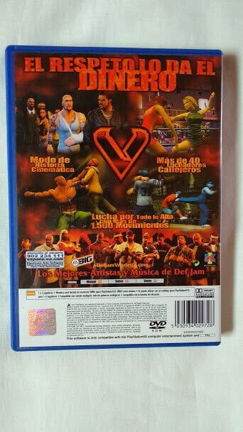 Def Jam Vendetta en perfecto estado,como Nuevo  para playstation 2 Pal - Imagen 3