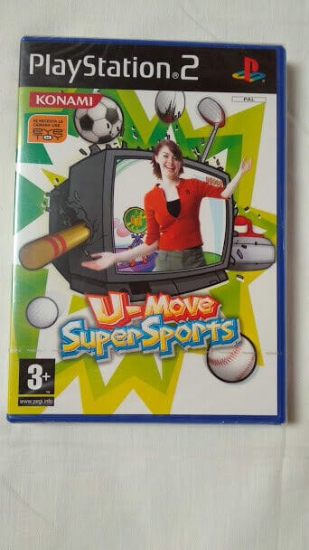 U-Move Super Sports para playstation 2 Nuevo y precintado Pal