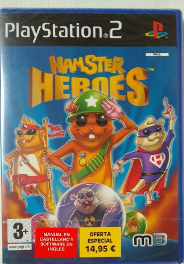Hamster Heroes para playstation 2 Nuevo y precintado Pal