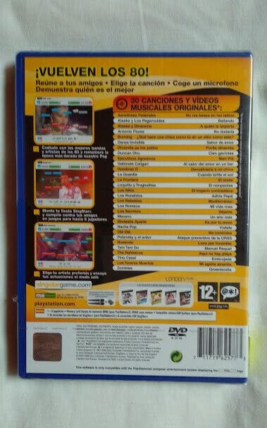 SingStar La Edad de Oro del Pop Español PS2 Nuevo y precintado Pal - Imagen 3