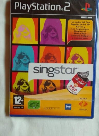 SingStar La Edad de Oro del Pop Español PS2 Nuevo y precintado Pal