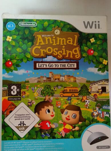 Animal Crossing Let's Go To The City +Wii Speak  NUEVO Y PRECINTADO Pal for Wii