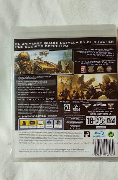 Quake Wars Enemy Territory  para PS3 Nuevo y precintado Pal - Imagen 3