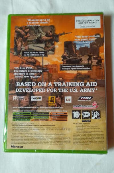 Full Spectrum Warrior para XBOX 360 Nuevo y precintado Pal - Imagen 3