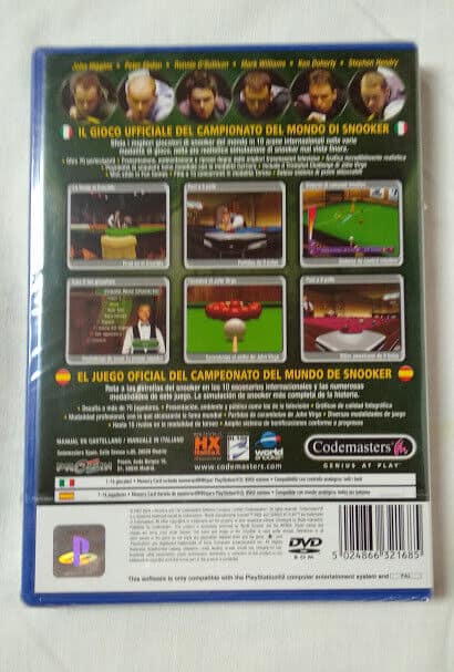 World Championship Snooker 2003 para playstation 2 Nuevo y precintado Pal - Imagen 3