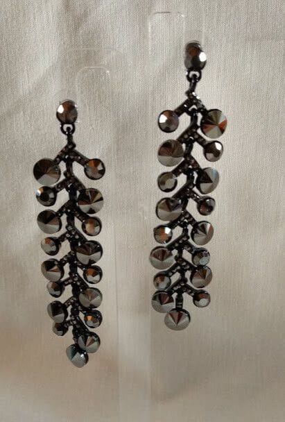 Pendientes fantasía largos fiesta cierre presión nuevo con etiqueta (106)