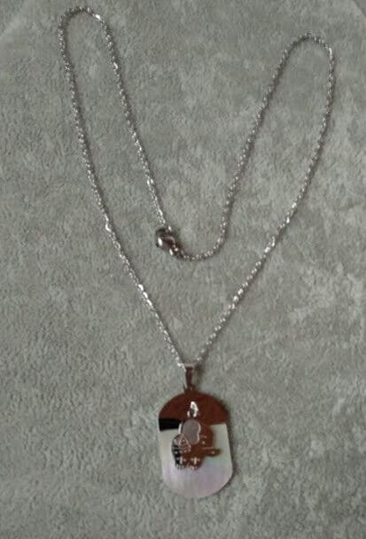 Collar gargantilla y pendientes acero con colgante de elefante Nuevos (106) - Imagen 4