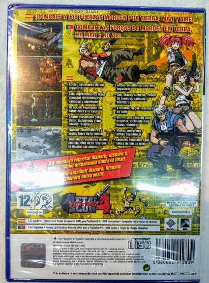 Metal Slug 4  para playstation 2 Nuevo y precintado Pal - Imagen 3