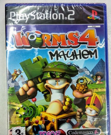 Worms 4:Mayhem para playstation 2 Nuevo y precintado Pal