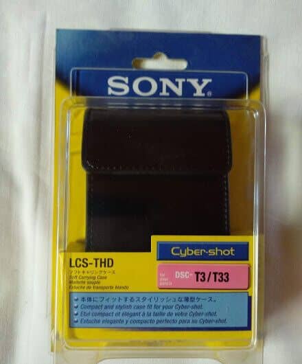 FUNDA ELEGANTE Y COMPACTA PERFECTA PARA CYBER-SHOT SONY