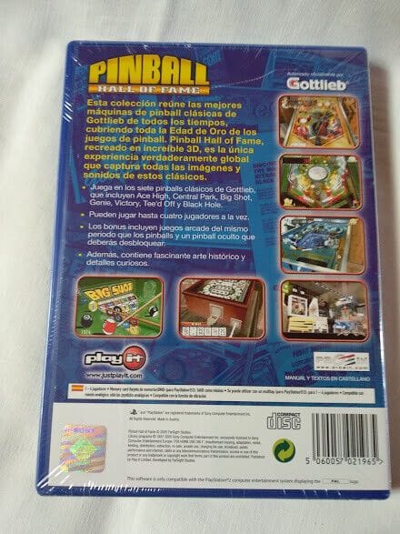 PINBALL HALL OF FAME  PS2 NUEVO Y PRECINTADO PAL - Imagen 3